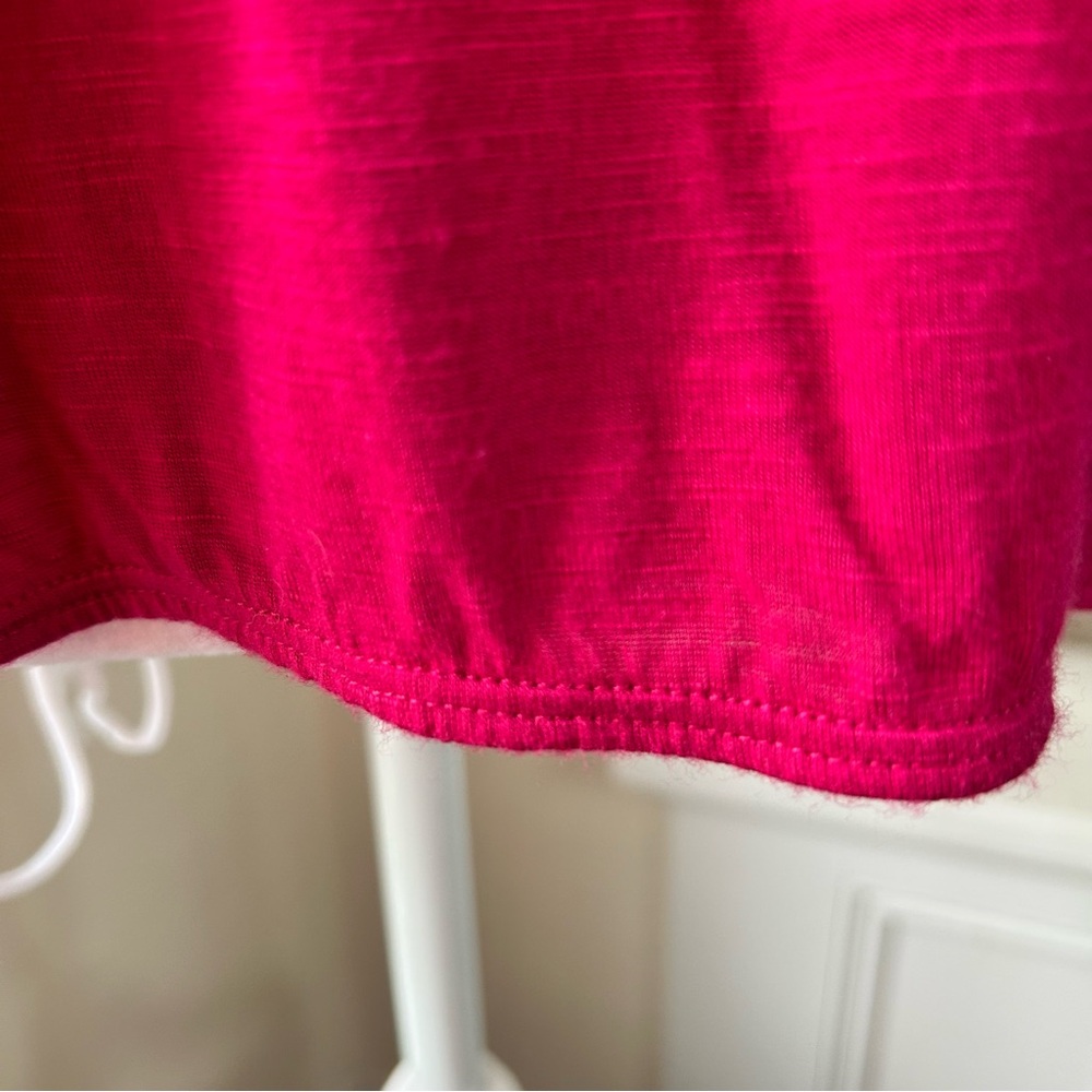Studio M Embellished Pink Ruffled Tank Top - Picture 8 of 12